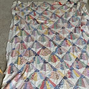Vintage Patchwork Quilt with no backing
